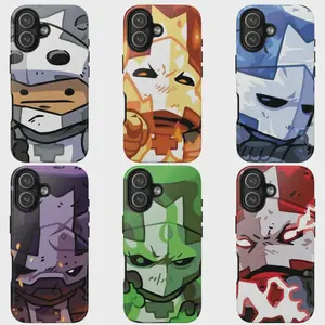 Castle Crashers Anime Phone Case Collection, Full Wrap Design for iPhone 17 16 15 14 13 12 Pro Max Plus X, Samsung Galaxy S25 S24 S23 S22 S21 Ultra