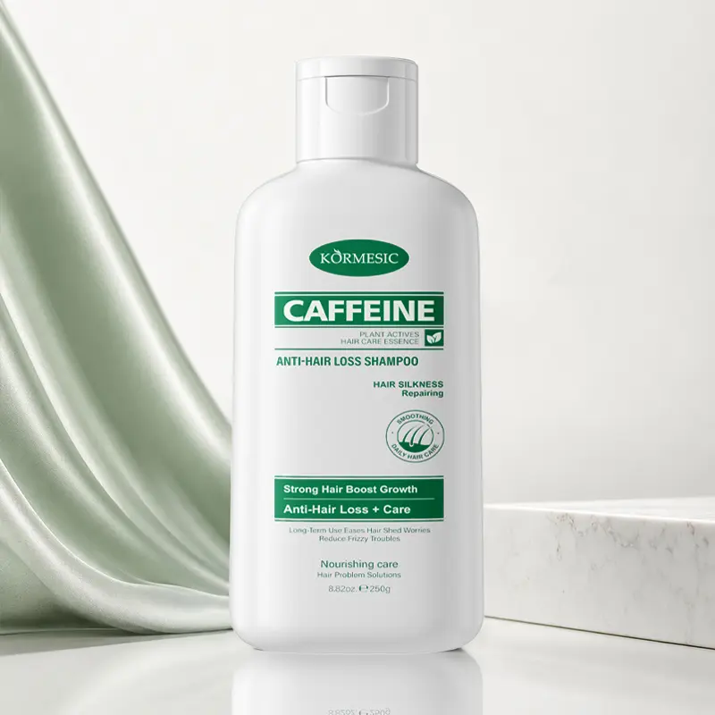 [NEW] KORMESIC Caffeine Hair Thickening Anti Shedding Shampoo  | Activate Hair Follicles, Strengthen Roots & Repair Split Ends | Natural Ginger Ginseng Extract, Biotin Nourishing Scalp Shampoo