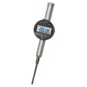 iGaging IP67 High Resolution Digital Indicator - 0-2"/0-50mm Range, Flat Back, Included Lugs, Large LCD Display, Preset Mode