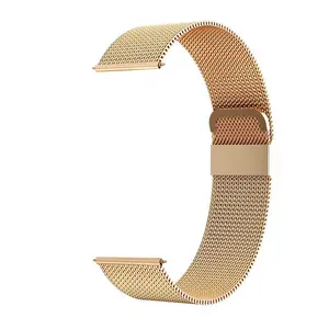 SIMSONLAB Stainless Steel Mesh Replacement Watch Band, Fashionable Magnetic Buckle Watch Band for Men & Women, Wearable Accessories for Smart Watches, Smart Watch Straps