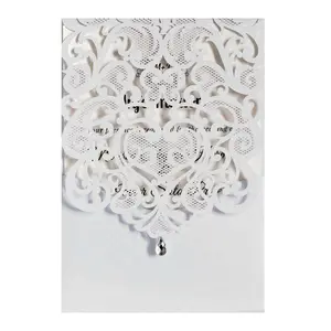 Hollow-out Birthday Cards, European-style Engagement Invitations, Lace Pinhole Wedding Invitations