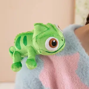17cm Cute Chameleon Shoulder Plush Toy, Soft Stuffed Animal Doll, Kawaii Plush Decor Birthday Gift for Kids