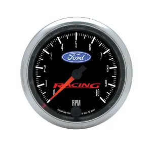 3 3/8 In. In Dash Tachometer, 0 10,000 Rpm, Ford Racing