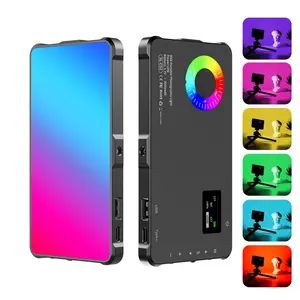 120 LED Mobile Photography Light with Rechargeable USB Clip, 3 Adjustable Brightness Levels Portable Selfie Light for Selfies, Video Calls, Vlogs, Selfie Panel Light