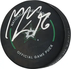 Mikko Rantanen Dallas Stars Autographed Official Game Puck - Fanatics Authentic Certified