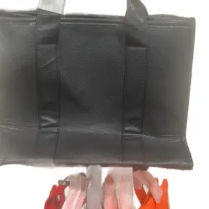 Medium Black Tote Bag - Simple Black Tote Bag as Described