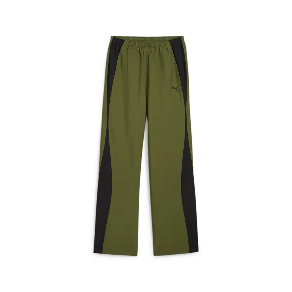 PUMA Womens Dare To Relaxed Parachute Pants Casual - Green PUMA Womens Dare To Relaxed Parachute Pants Casual - Green