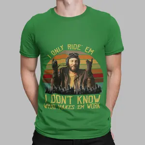 Kellys Heroes Movies 70s Vintage T-Shirt, I Only Ride Em Movie Quote Merch, Unisex Shirt