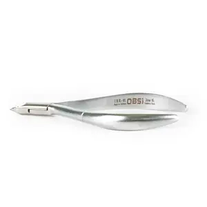 Curved Blade Cuticle Nipper with Plain Grip Handle IHR-01 JAW16
