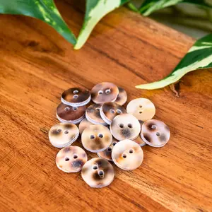 Down to Earth Abalone Shell Buttons 100ct