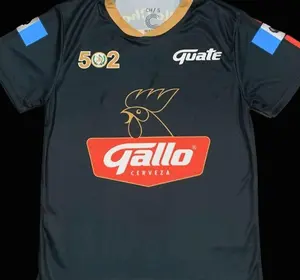 GUATEMALA CERVEZA GALLO PLAYERA  NEGRA  2023 TALLAS PARA HOMBRE/GUATEMALA JERSEY VTX NSP