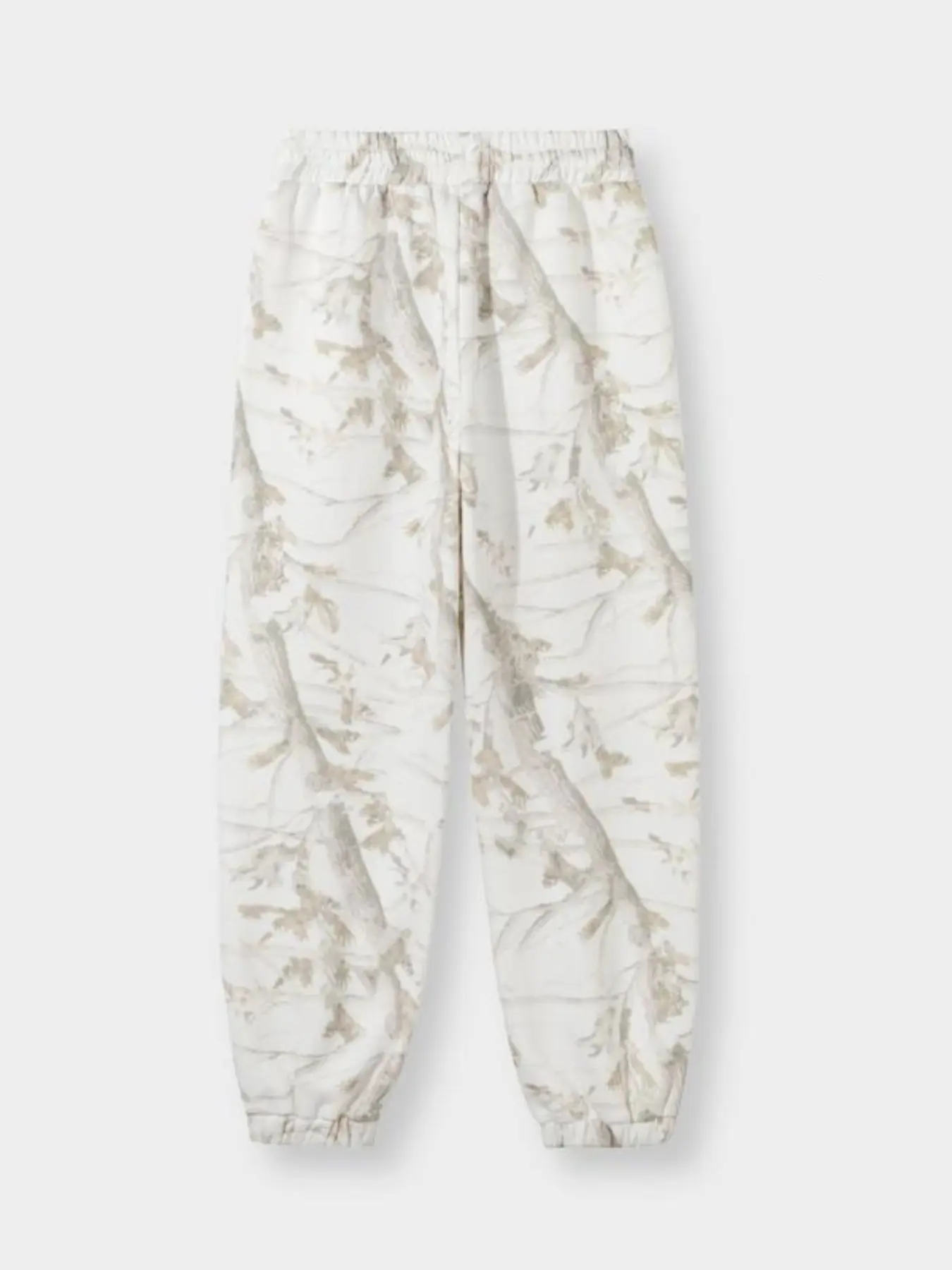 Men's & Women's Casual Loose-Fit Thick Fabric Pants, Fall Winter Elastic Waistband Joggers, Plain Camo Digital Print Sweatpants
