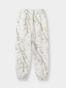 Men's & Women's Casual Loose-Fit Thick Fabric Pants, Fall Winter Elastic Waistband Joggers, Plain Camo Digital Print Sweatpants