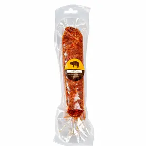 The Hamoneria Chorizo Iberico Bellota - Refrigerated Iberian Sausage - 1 lb - 410-470 kcal - 15-20g Protein - 40-45g Fat - Authentic Regional Flavor