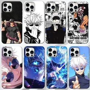 Jujutsu Kaisen Phone Case, JJK Manga Anime Stylish Shock-Absorbent Tough Case Cover for lPhone 16 15 14 13 12 11 XR 17 Air Promax, Gift for JJK Anime Fans