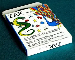 Zar card Educational Multicolored Game (Uno-style)