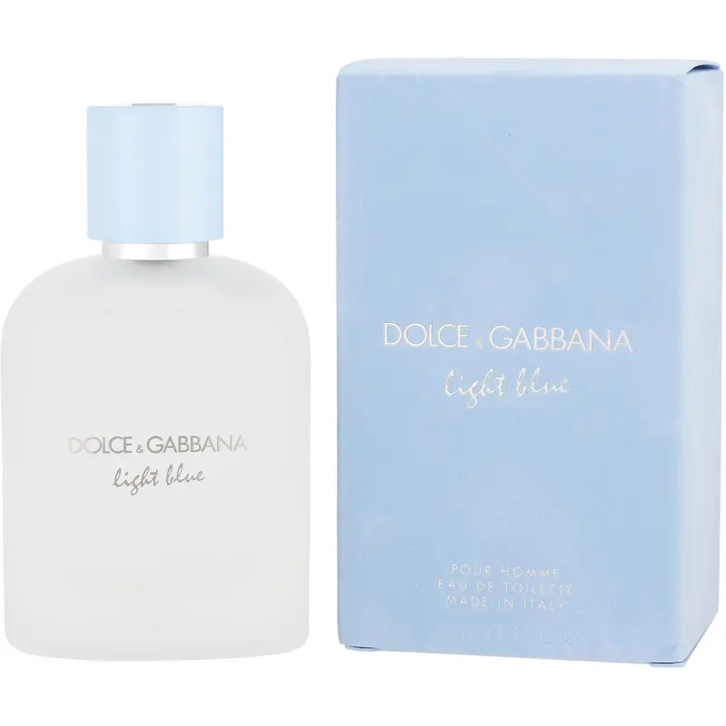 Dolce & Gabbana Light Blue by Dolce & Gabbana Eau De Toilette - Fragrance for Men with Notes of Sicilian Mandarin, Grapefruit Peel, & Bergamot