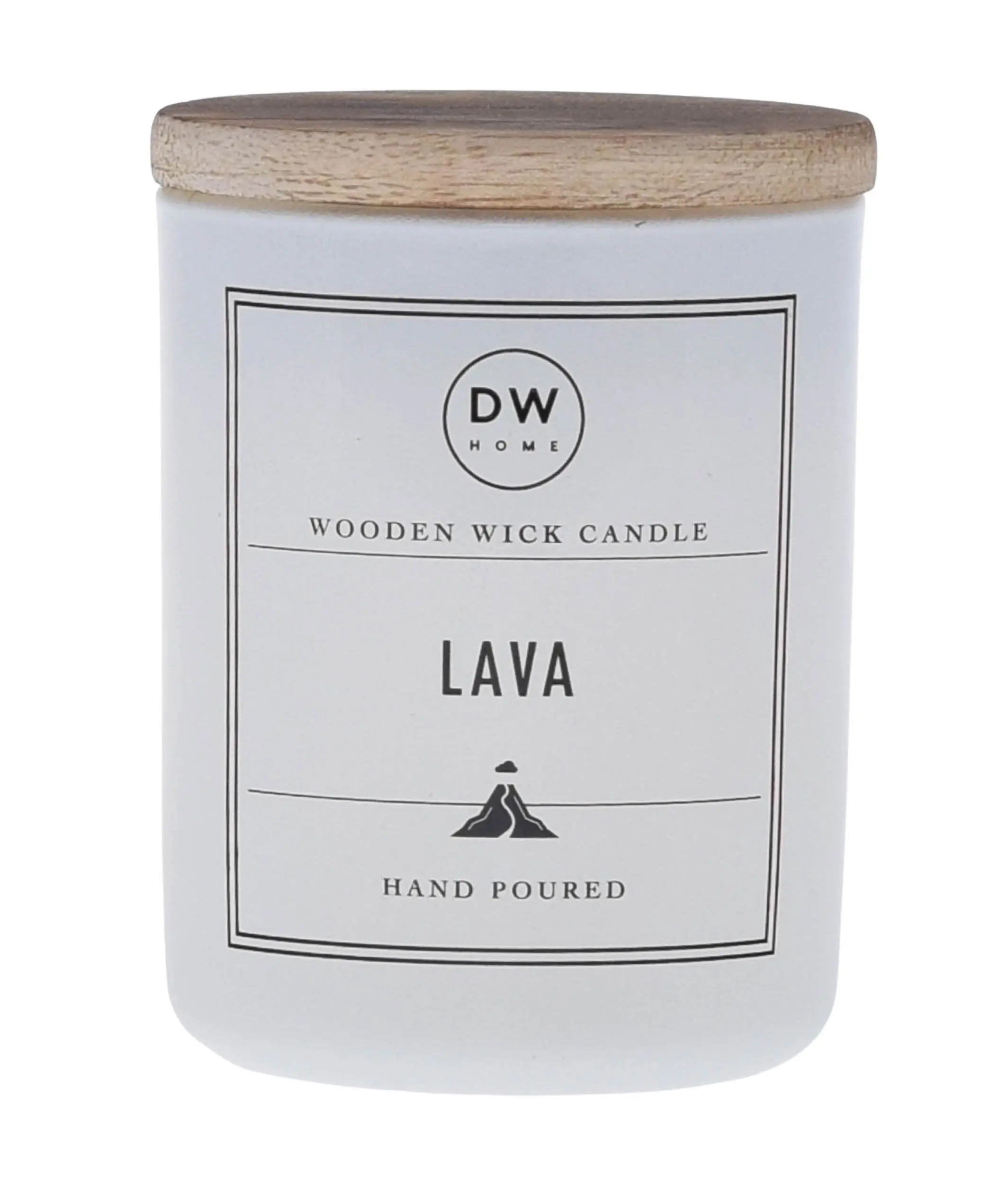 Lava Tropical Fragrance Aroma Wooden Wick Mini Candle, Home Decor Home Supplies Accessory