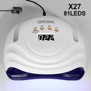 81LEDS Professional Nail Drying Lamp for Manicure Nails Gel Polish Drying Machine with Auto Sensor UV LED Nail Lamp