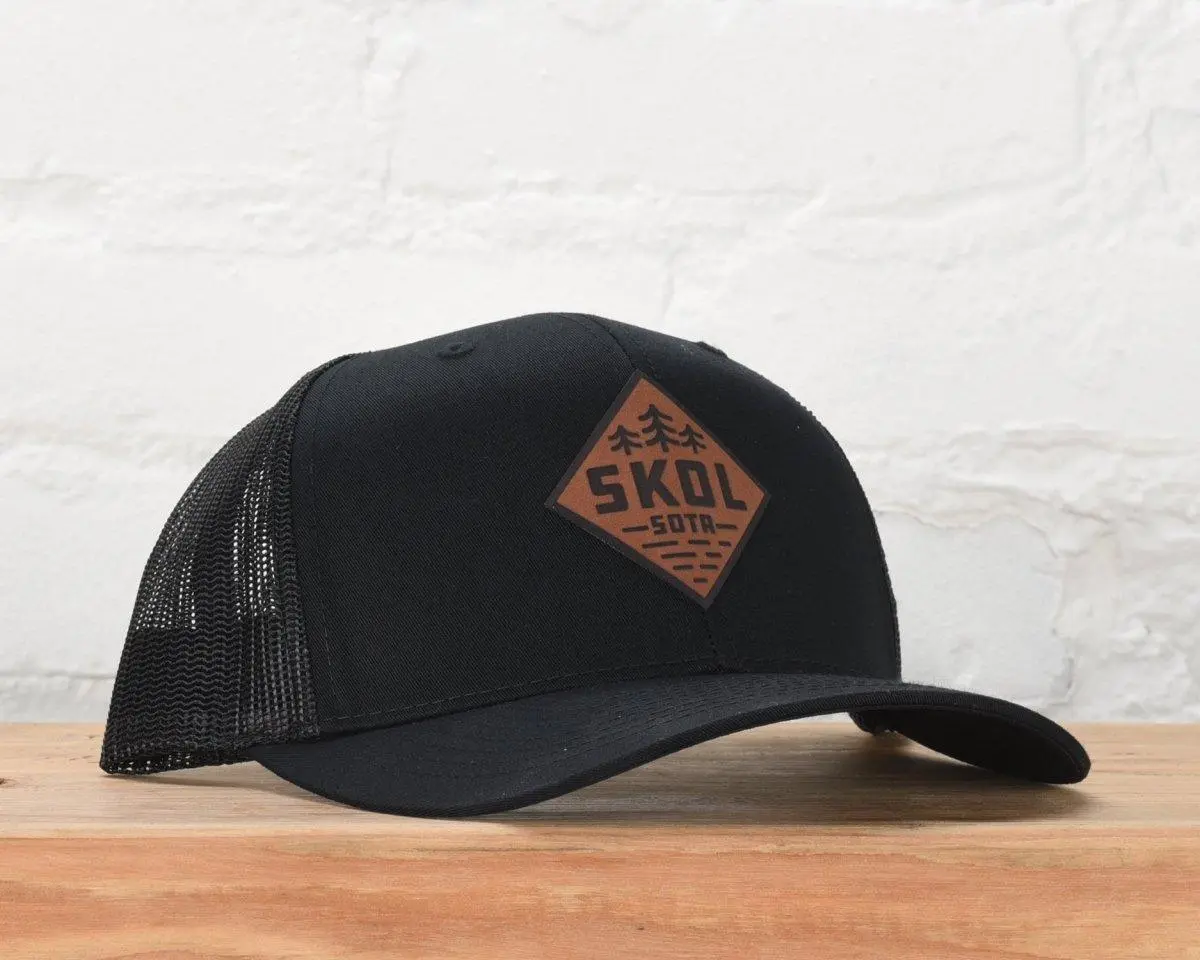 Skol Leather Patch Snapback
