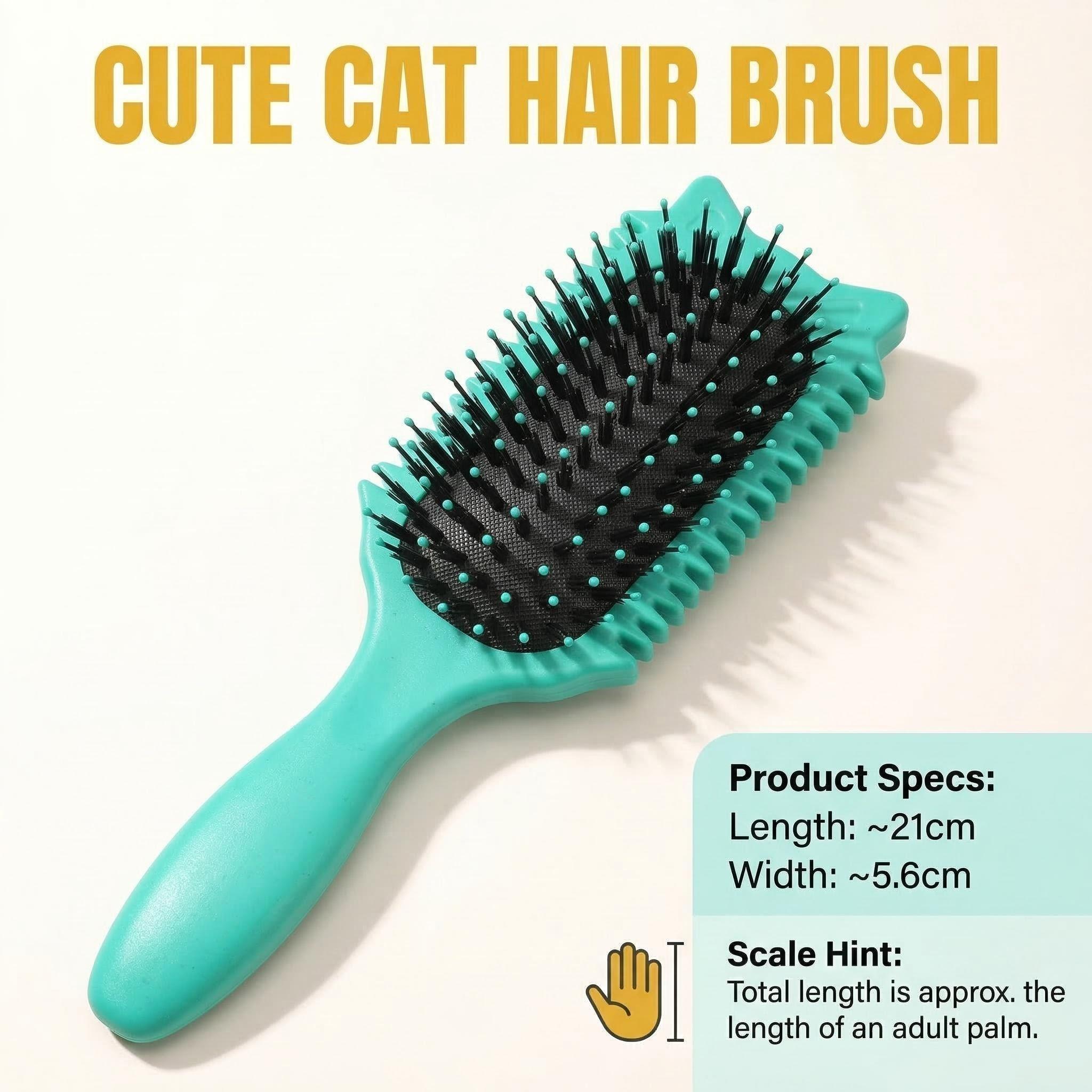 Upgraded Curl Defining Comb – Adorable Cat Ear Design, Wide Tooth Detangling Comb for Curly, Wavy & Coily Hair | Anti-Frizz, No-Pull Styling Tool for Men & Women, Perfect for Daily Use, Travel & Natural Hair Care