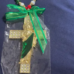 Saint Jude Cross Charm Catholic Gift, Virgen De Guadalupe Pendant, San Judas Tadeo Car Hanging, Home Door Hanger, Christmas Decoration