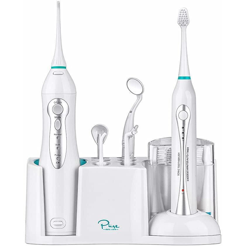 AquaSonic Home Dental Center, Electric Toothbrush Water Flosser