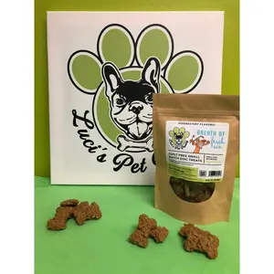 Breath of Fresh Air - All Natural "Spearmint & Parsley" Dog & Puppy Treats - Disobedient Biscuits 6 oz. Pouch