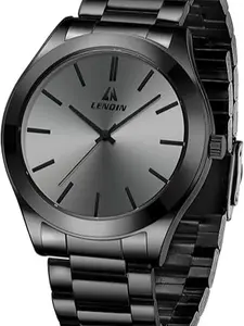 Mens Watches Waterproof Stainless Steel Watch for Men Analog Quartz Fashion Business Designer Wristwatch