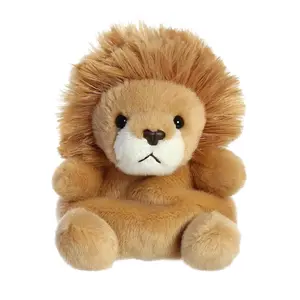 Palm Pals Adorable Leno Lion 5 inch Brown Mini Soft Plush Collectable Stuffed Animal