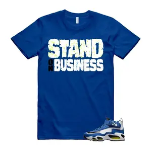 Griffey Max 1 Varsity Royal Blue Shirt, Matching Sneaker Tee, Soft Cotton Graphic T-Shirt, Casual Streetwear Style