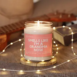 Grandma Promoted Soy Candle, Gift for Grandma, Mother's Day Candle, New Grandma Announcement, Scented Candle for Her, Unique Grandma Gift funny candles