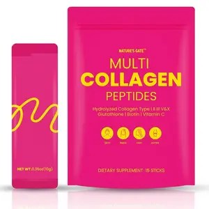 Multi Collagen Peptides Powder – Supports Skin Elasticity, Joint Comfort & Hair Health | with Vitamin C, Biotin & Glutathione