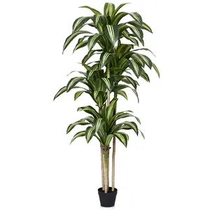 VeriNatural 4/5/6FT Artificial Dracaena Tree UV Resistant for Indoor & Outdoor (VN123-H)