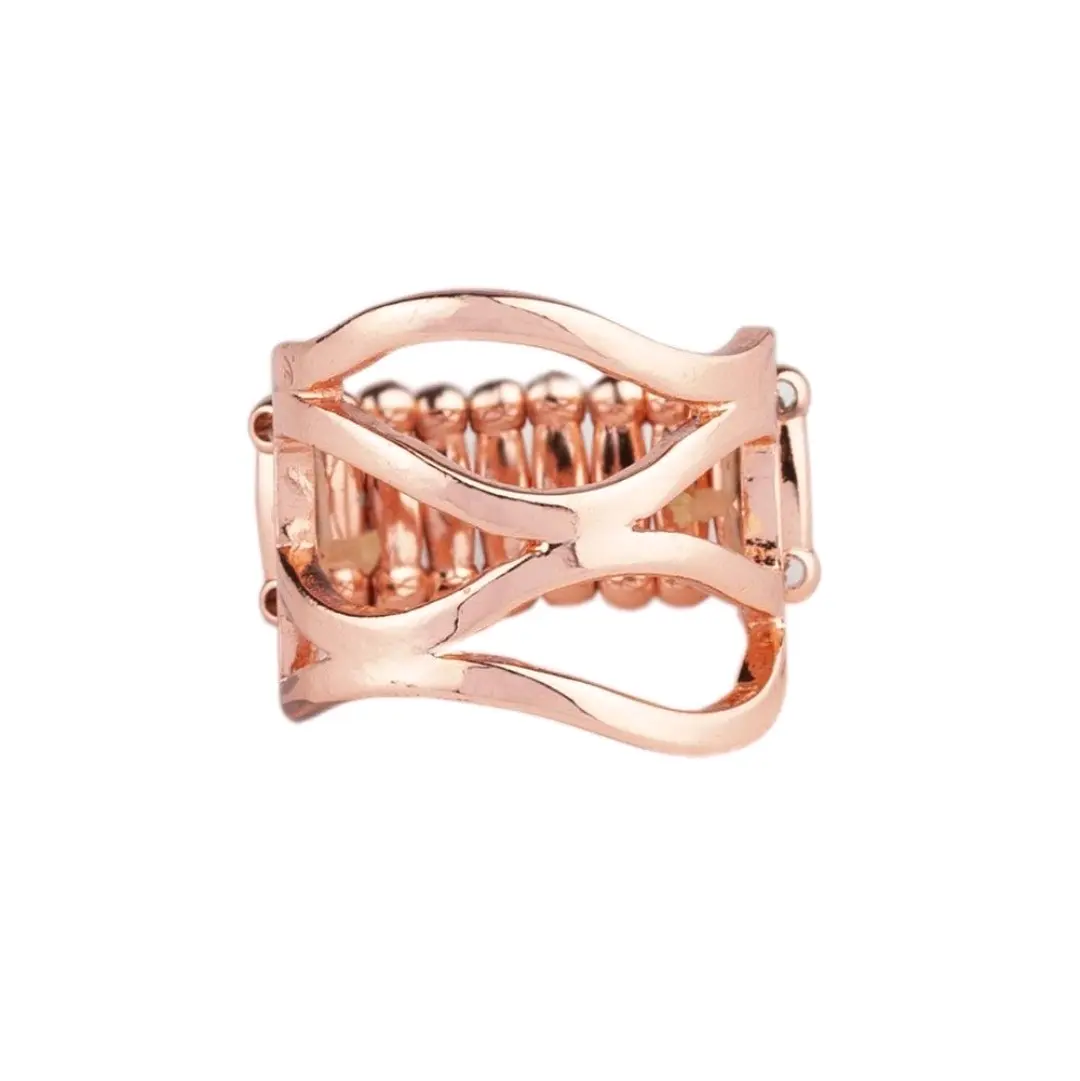 Copper Ribbons Stretchy Band Ring - Flexible Fit