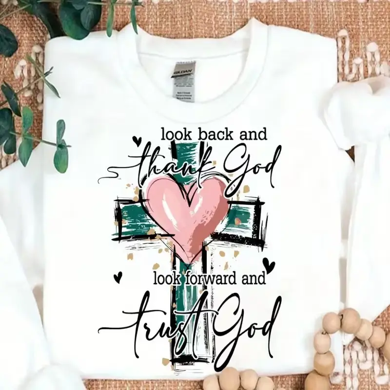 Aesthetic-style Bible verse (Simplified Chinese)—"God's Prayer" 100% cotton washable T-shirt