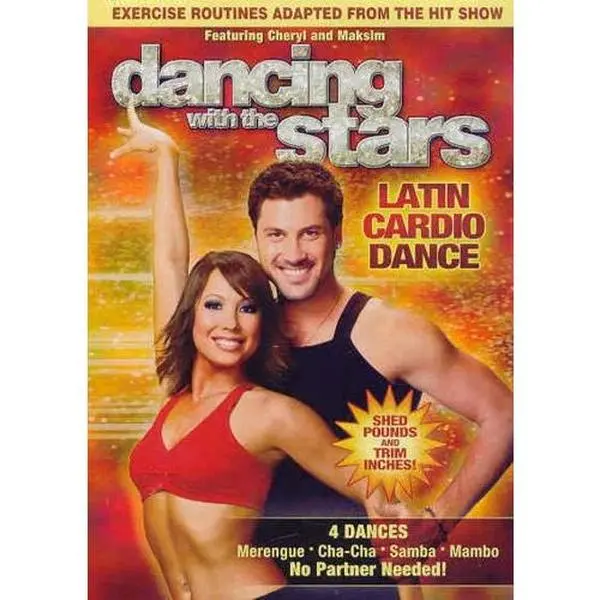USED Book - Dancing with the Stars: Latin Cardio Dance (DVD) - english