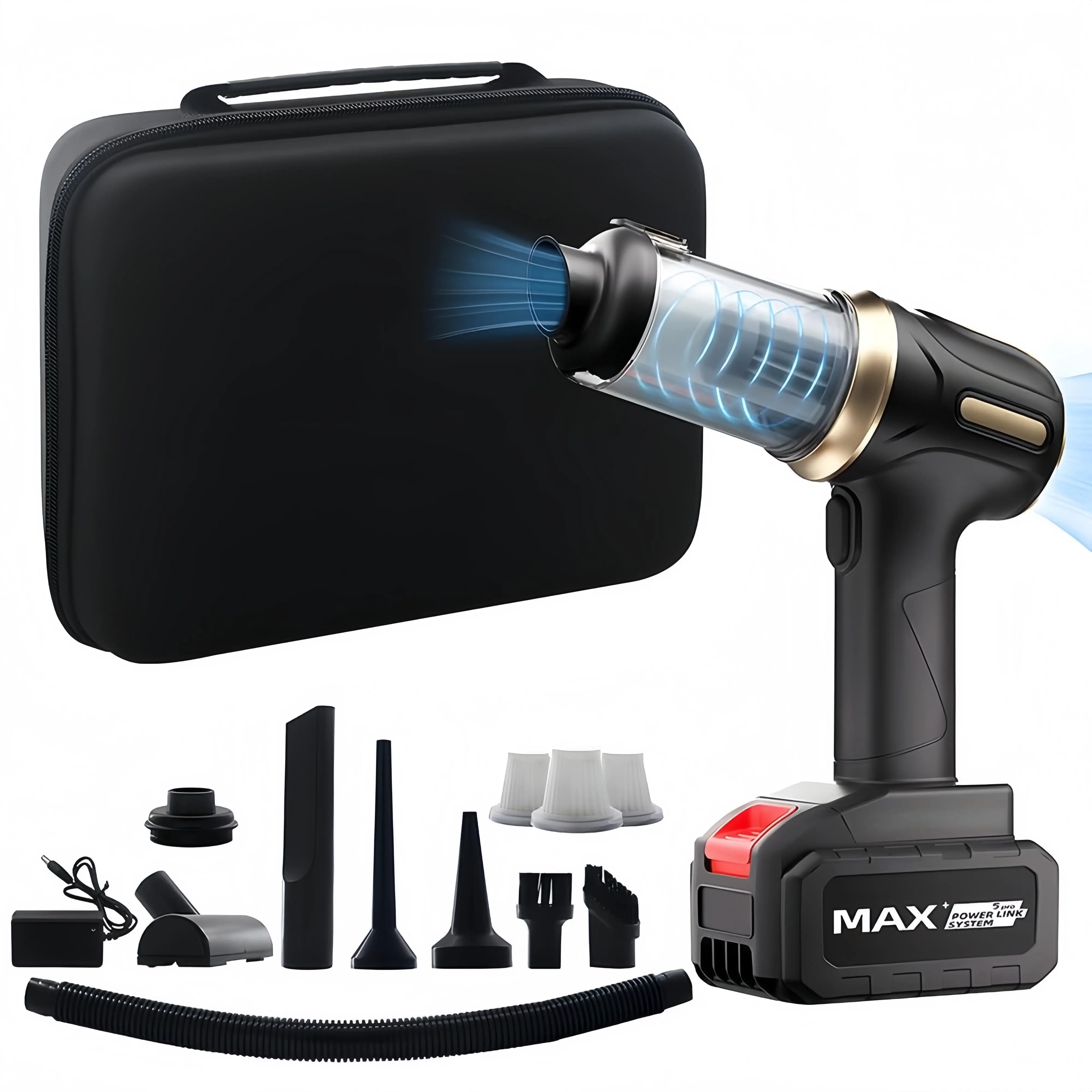 Cordless Portable Handheld Vacuum Cleaner, Super Suction with Filter, Home, Office, Pet Hair Removal and CarVacuum Cleaner