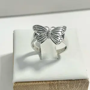 Sterling Silver 925 Butterfly Ring