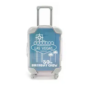 Las vegas 50th Birthday Trip Party Favors Mini suitcase travel recovery refresh hangover kit
