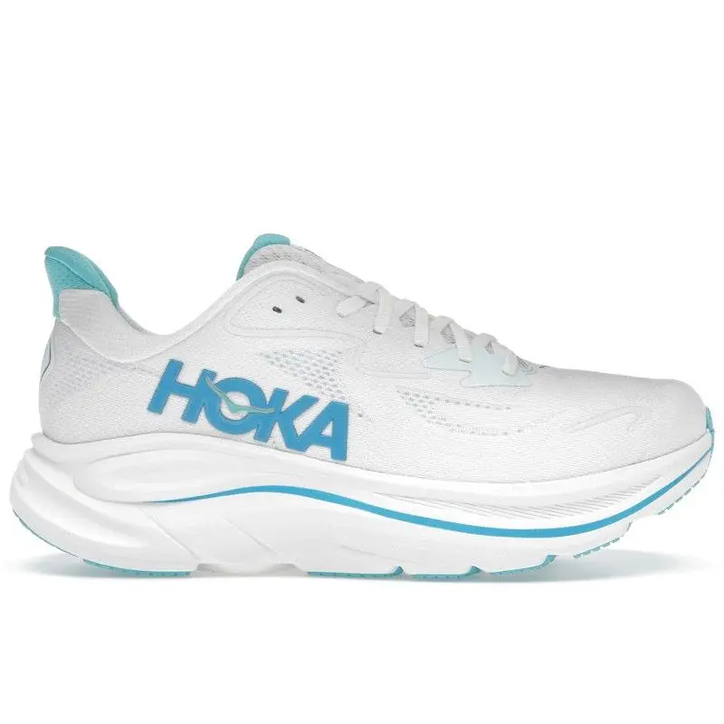Hoka One One Men's Clifton 10 White Skyward Blue, from StockX