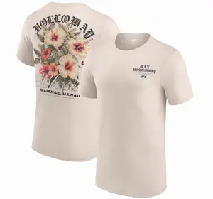 Sand Max Holloway UFC 318 Hibiscus T-Shirt Unisex Cotton Shirt, Unisex Crewneck Menswear and Womenswear