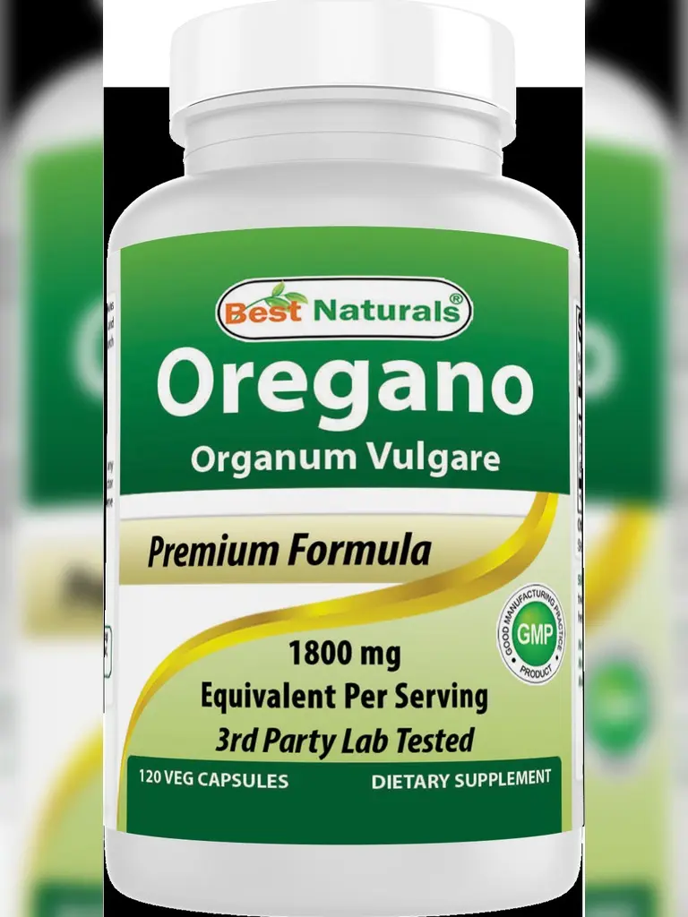 Best Naturlas Oregano Leaf Extract 1800 mg Equivalent Per Serving - 120 Veg Capsules