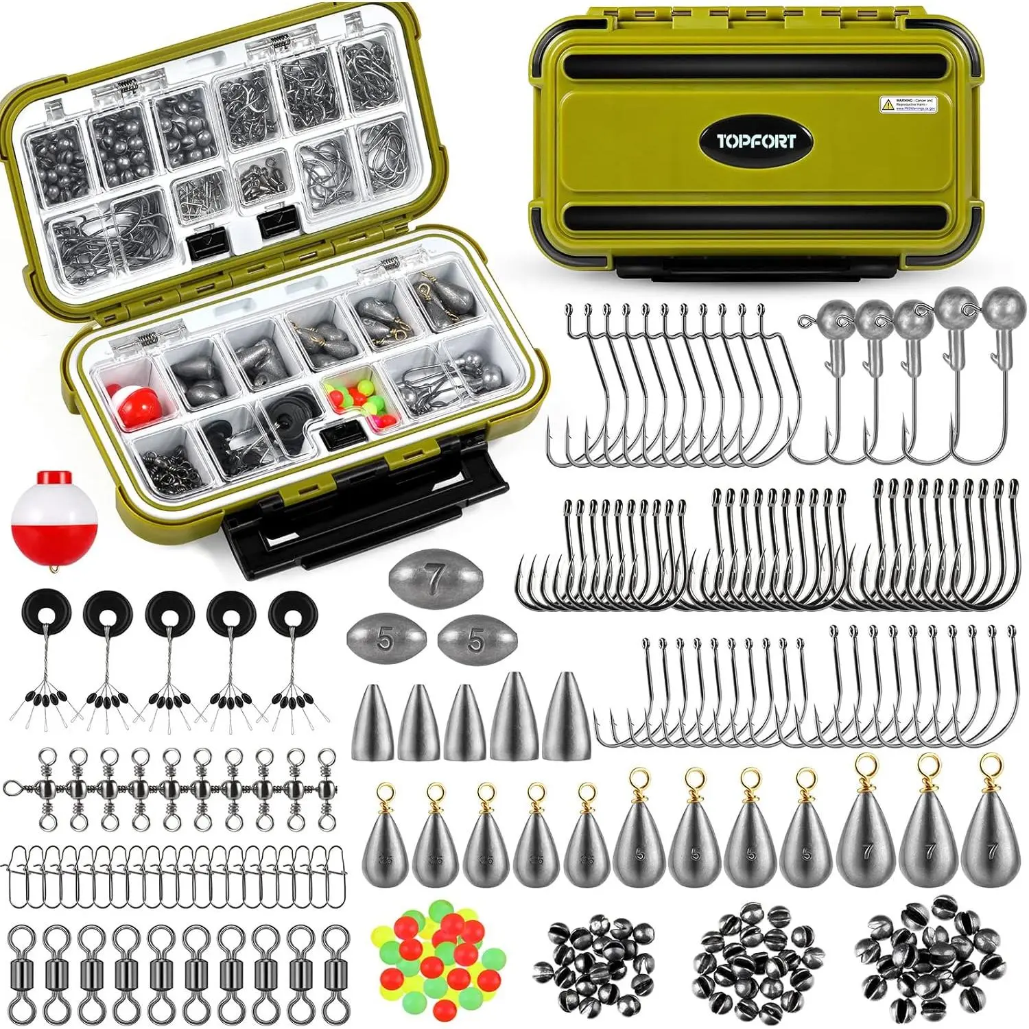 251pcs Fishing Accessories kit