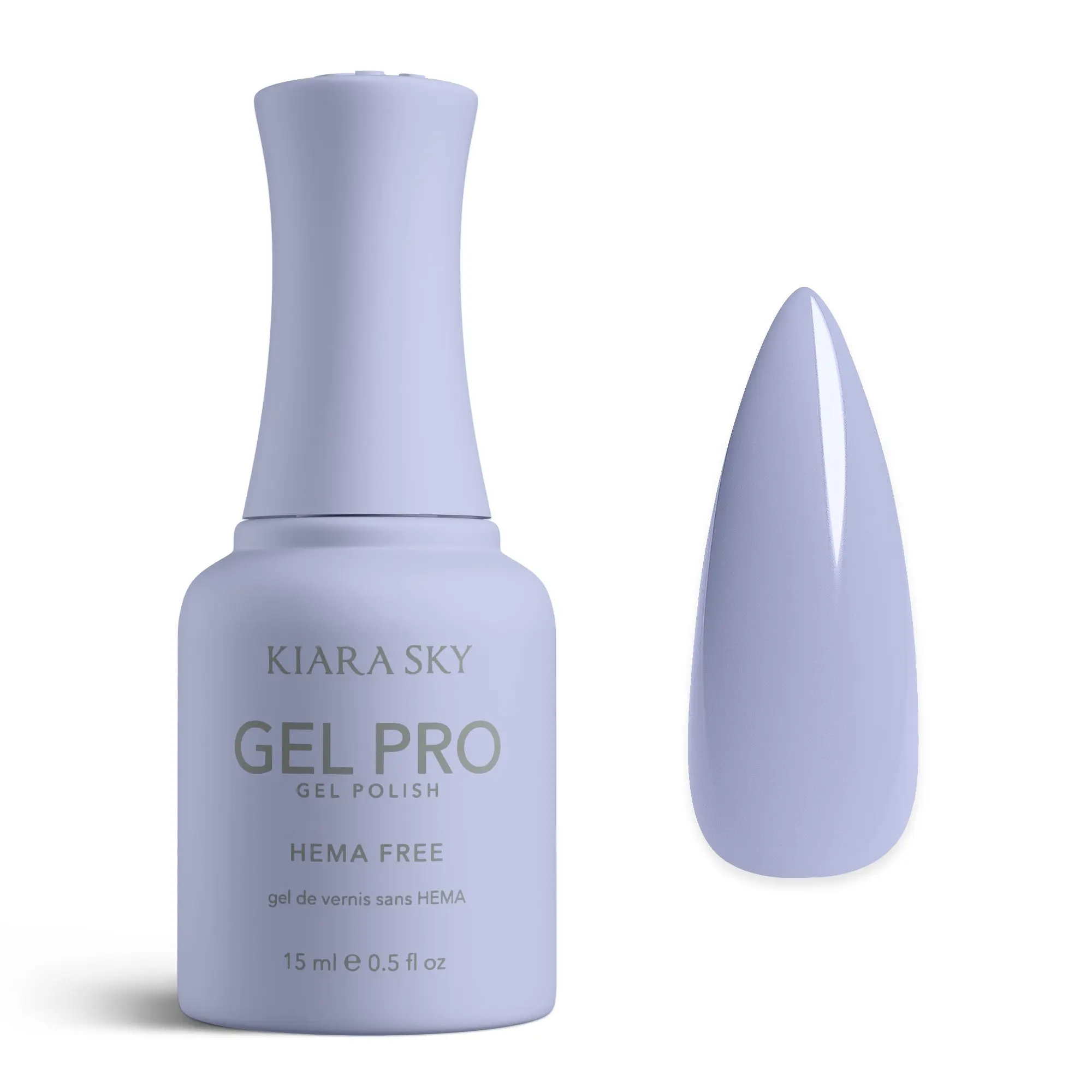 Kiara Sky Gel Pro - Hint of Winkle HEMA-Free + TPO Free Nail Gel Polish | Intense Pigmentation, Long-Lasting Wear | Finish: Cream 15ml