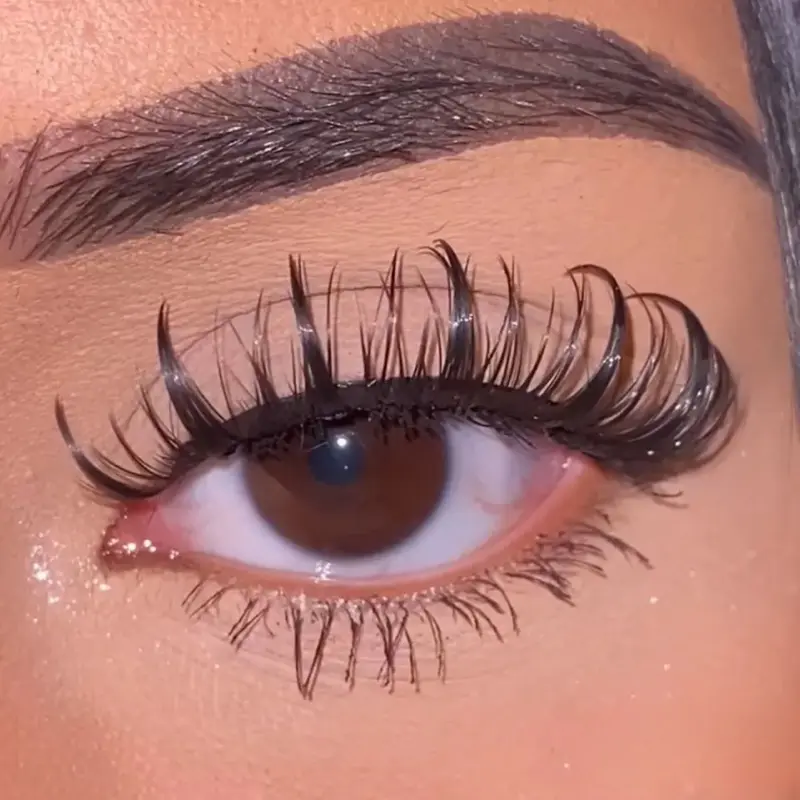 Pleaser Strip Lashes - Long, Straight Eyelashes for Makeup Application
