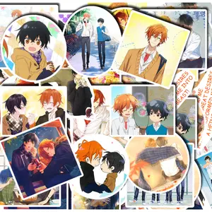 Sasaki And Miyano 20 pcs Sticker Pack, Sasaki And Miyano Waterproof Vinyl Sticker, Anime Stickers for Laptop Skateboard Water Bottle,