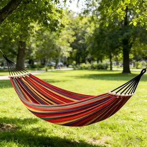 Camping Hammock – 500lbs Portable Hammock with Tree Straps - Travel, Backpacking, Hiking, Outdoors Camping Gear - Single