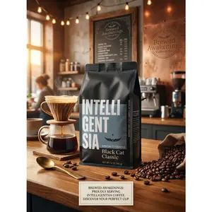 Black Cat Classic Espresso — Light Roast Whole Bean, 12oz