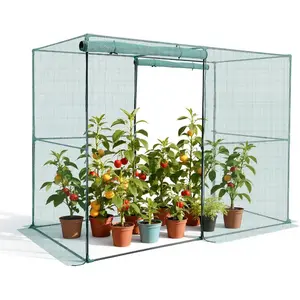 VEVOR Crop Cage, 9.5x 6.36x 6.36 ft Plant Protection Tent with Zippered Door, Wind-Resistant Tall Crop Cage, Easy to Install, Outdoor Raised Bed Cover, Tomato Plant Netting for Garden Patio LawnVEVOR Super Brand Day